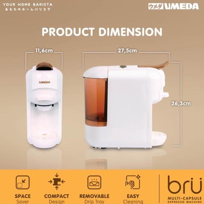 Gambar CO Umeda Bru Coffee Maker Capsule Espresso Mesin Kopi Kapsul Dolce Gusto - STANDART dari tolib12 undefined Tokopedia