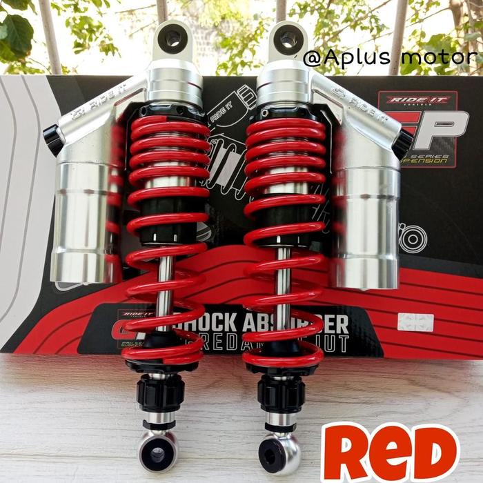 Gambar READY SHOCK TABUNG BELAKANG RIDE IT GP 277 RDC DOUBLE 320 340 MM KLIK SHOCKBREAKER SKOK BELAKANG TABUNG CB GL MP RX KING SUPRA X 32 34 CM LET"S ORDER & PROCESSED IMMEDIATELY - RED, 280MM dari RACING MOTORS77 undefined Tokopedia
