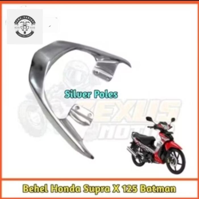 Gambar behel belakang Supra x 125 Batman model original planger jok belakang model original - silver chrome dari bintang gabriel store undefined Tokopedia