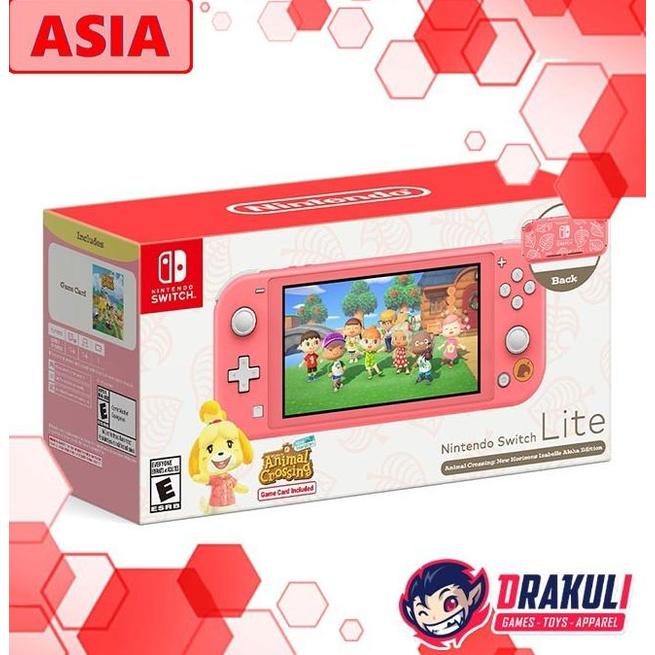 Jual (New) Nintendo Switch Lite Console Animal Crossing Isabelle