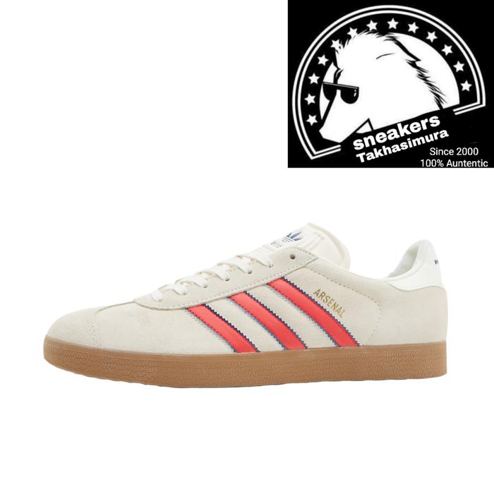 Adidas Gazelle x Arsenal Cream Red di Takhasimurasneakers Tokopedia