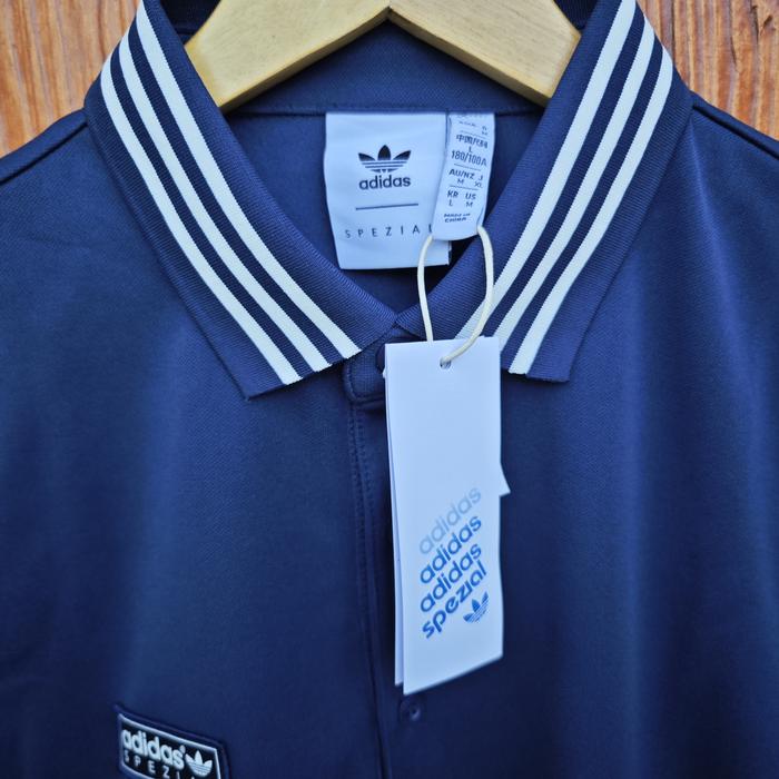 Gambar adidas SPEZIAL Polo Shirt navy baru bnwt originals - Blue navy, M dari Distock_original undefined Tokopedia