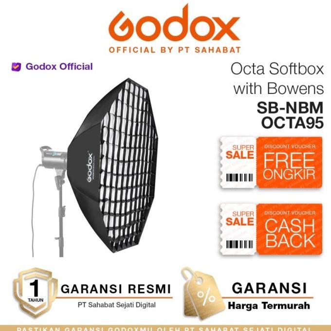 Gambar CO Godox Softbox Octa 140cm SB-NBM Octa140 Octagonal Octabox - SB-NBM95CM dari Kafana Stores undefined Tokopedia