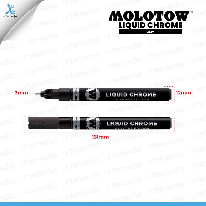 Gambar Spidol Permanen Molotow Liquid Chrome Mirror Effect Cat Gundam Marker - 2 mm dari Artemedia_NEW undefined Tokopedia