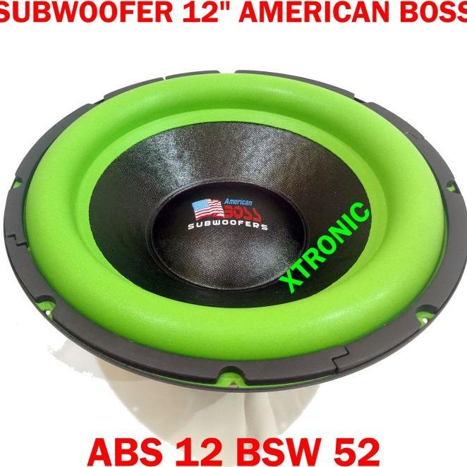 Gambar Speaker Subwoofer ABS 12 BSW 55 Sub American Boss ABS 12in BSW55 12" Terlaris - BSW 52 dari Xylon Shop undefined Tokopedia