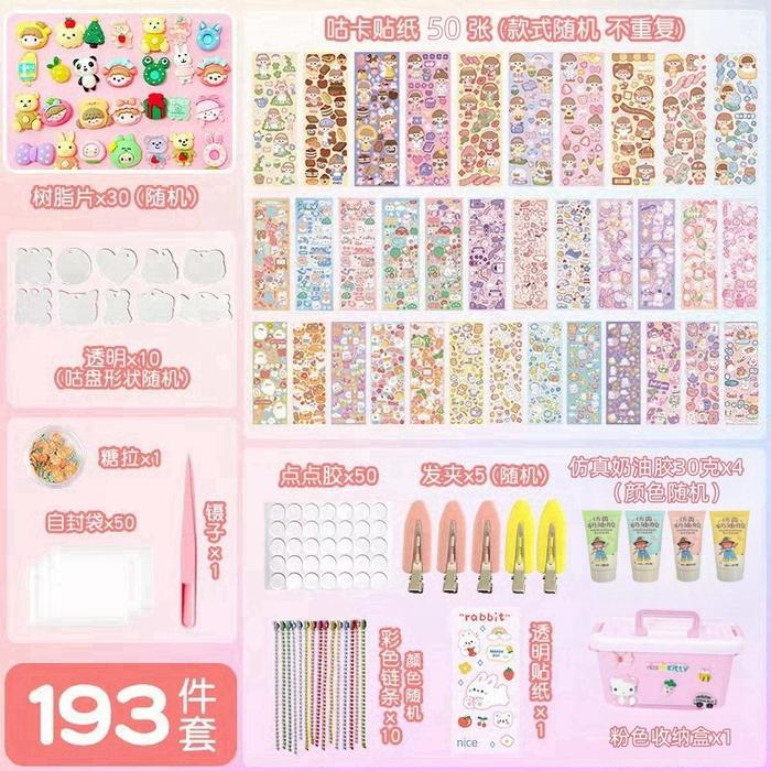 Gambar DIY Paket keychain Gantungan Kunci Akrilik Sticker Hampers Gift Kado - 193pcs dari Cute Ikrimah undefined Tokopedia