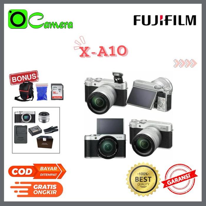 Jual Kamera Mirrorless Fujifilm X-A 10 Lensa Kit Termurah Best