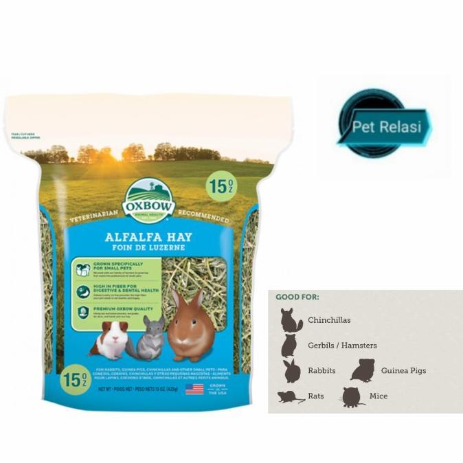Jual RUMPUT KELINCI OXBOW ALFALFA HAY KELINCI/ GUINEA PIGS