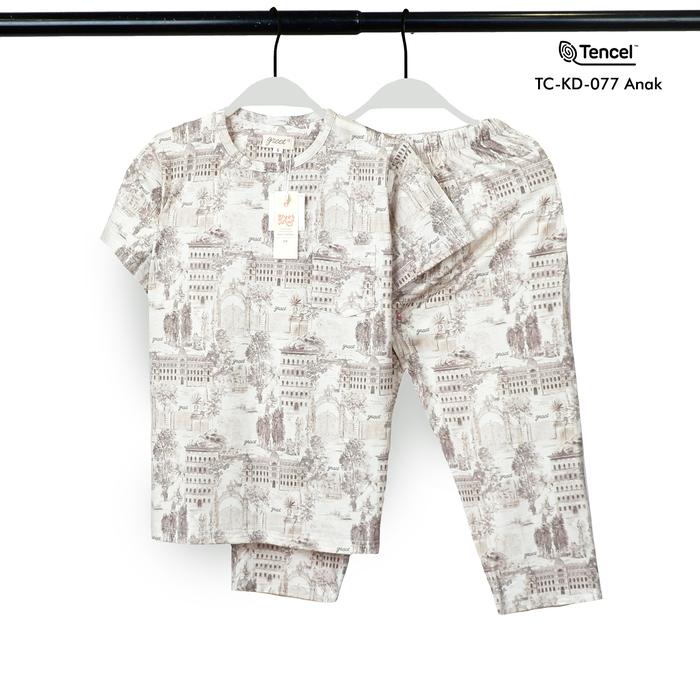 Gambar GREET NIGHT WEAR - PIYAMA PENDEK PANJANG TENCEL ANAK MIX (TC-KD) PP - TC-KD-077, SIZE 8 dari greetnightwear undefined Tokopedia