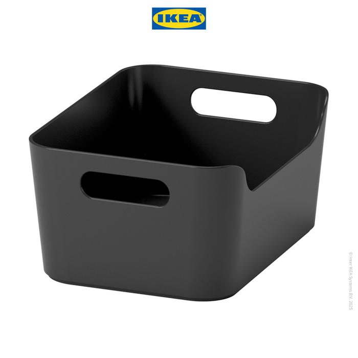Gambar IKEA UPPDATERA Kotak Penyimpanan Serbaguna 24x17 cm - Putih - Hitam dari IKEA Indonesia undefined Tokopedia