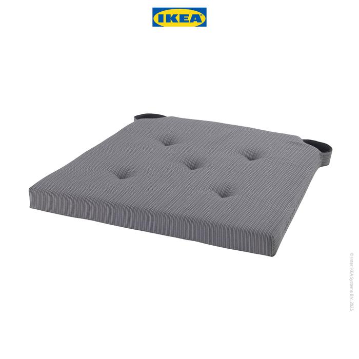 Gambar IKEA JUSTINA Bantal Alas Kursi / Tempat Duduk 42/35x40x4cm - Abu-Biru - Abu-abu dari IKEA Indonesia undefined Tokopedia