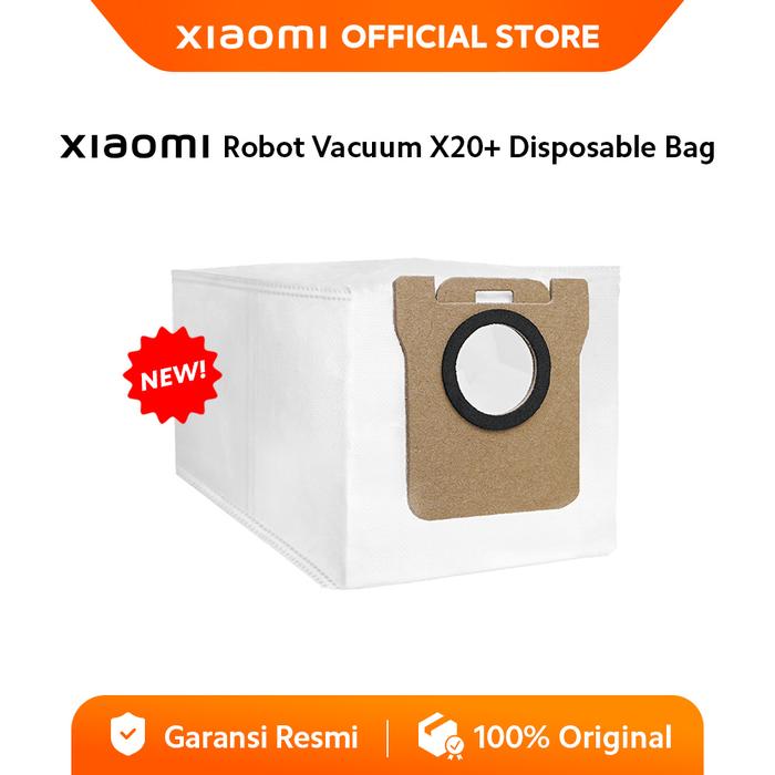 Gambar Xiaomi Robot Vacuum X20+ | Daya Sedot 6.000 Pa | Auto Dust Empty | Tangki Air 4L | Penyedot Debu dan Pengepel | Official Store - Disposable Bag dari Xiaomi Indonesia undefined Tokopedia