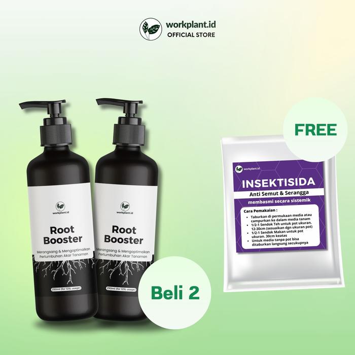 Gambar Workplant - Root Booster Penumbuh Akar Tanaman Hias Percepat Pertumbuhan Akar & Propagasi Cocok Untuk Perbanyakan Tanaman - Free Insek dari workplant official undefined Tokopedia