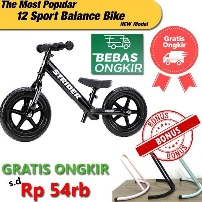 Gambar Promo Push Bike / Balance Bike / Kick Bike Strider Sport Promo Gratis Ongkir - Hitam dari Play and Enjoy undefined Tokopedia