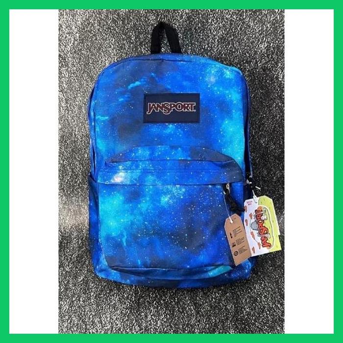 Tas Ransel Jansport Backpack Galaxy Blue Jual ￼JANSPORT BACKPACK