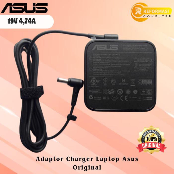 Gambar Adaptor Charger Laptop Asus Original 19V 4,74A ASUS X550ZE X550D X450J dari Reformasi Computer undefined Tokopedia