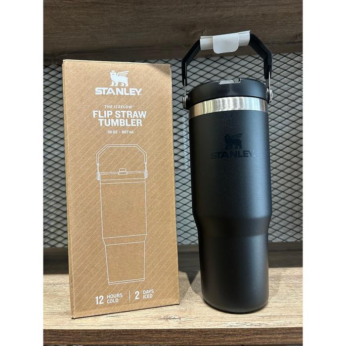 Gambar Tumbler stanley iceflow flip straw 887ml - Full black dari Zona original indonesia undefined Tokopedia