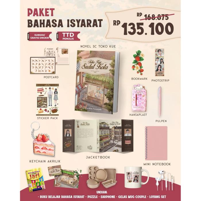 Gambar Buku Novel Toko Kue Sudut Kota - Dailyccaca - Skuad - Bumifiksi - Coming Soon - BAHASA ISYARAT dari Bumi Fiksi Makassar Kota Makassar Tokopedia