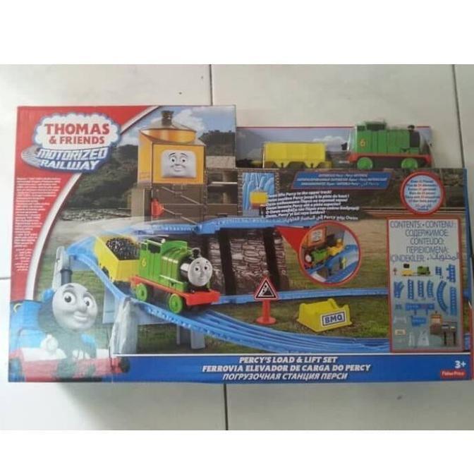 Jual [DISC] THOMAS FRIENDS MOTORIZED RAILWAY PERCY'S LOAD LIFT - Main Image