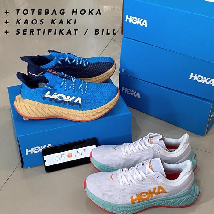 Running Shoes Hoka Carbon X Blue Jual SEPATU Hoka Carbon X MENS