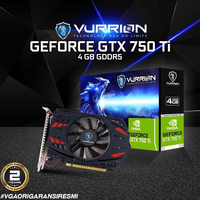 Jual [NEW] VGA CARD GAMING GTX 750 TI 4GB GDDR5 128BIT VURRION