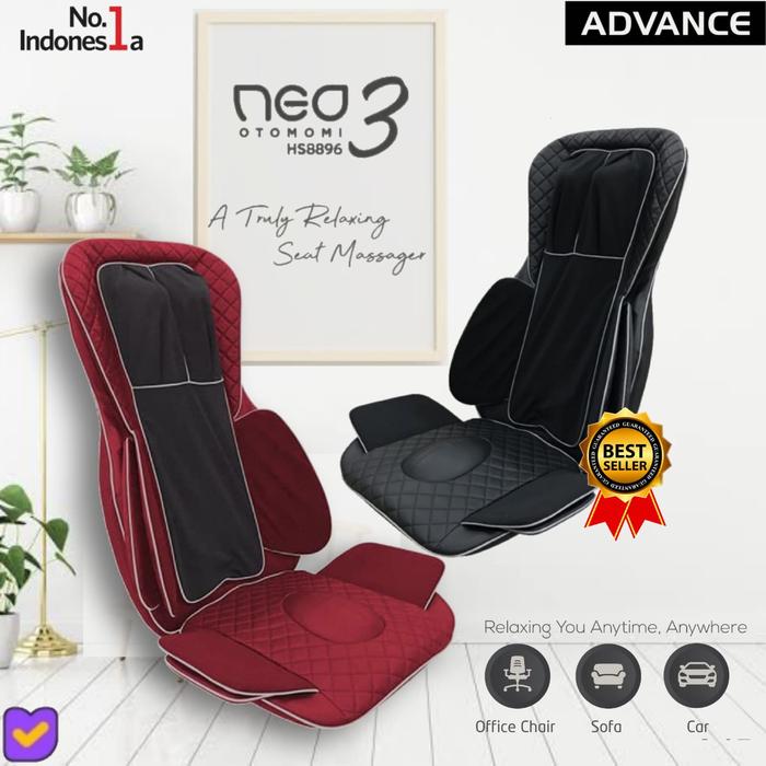 Gambar KURSI PIJAT PORTABLE ADVANCE NEO OTOMOMI 3 - Merah dari ADVANCE' undefined Tokopedia