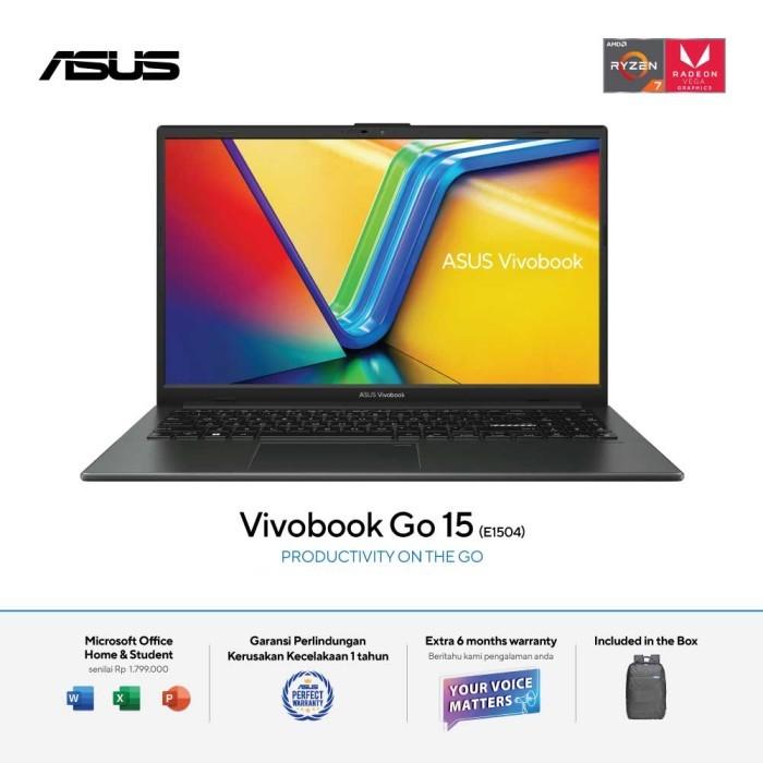 Gambar Asus Vivobook Go 15 E1504FA VIPS [R5-7520U|RAM 16GB|SSD 512GB|Win11|OHS24+365] dari megacom.id undefined Tokopedia