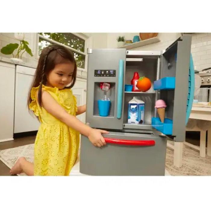 [DISKON] LITTLE TIKES MY FIRST KITCHEN OVEN FRIDGE ZINK STOVE MAINAN DAPUR  SET KULKAS Fridge di Adinda Market Id Tokopedia