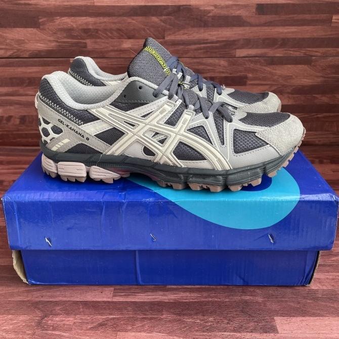Gambar TERBARU Asics Gel Kahana 8 Trail Black Grey ORIGINAL MURAH - 43.5 dari Vina Fersibikac undefined Tokopedia