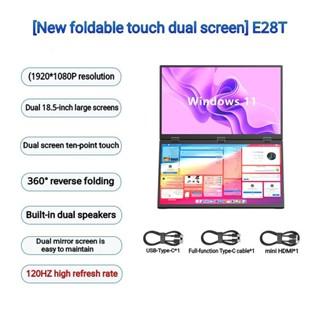 Gambar EIMIO folding dual-screen portable monitor 31.2-inch all-in-one laptop - 18,5inch(E28T) dari Click n Fit undefined Tokopedia