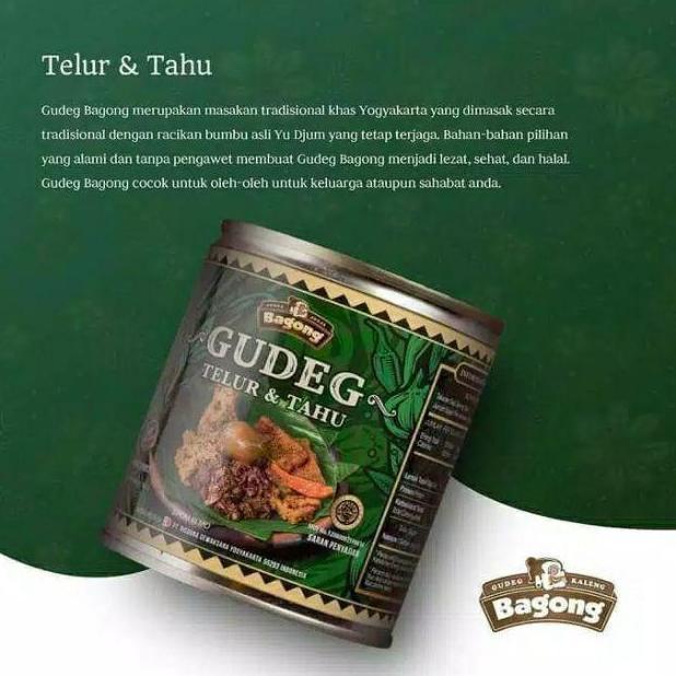 Gambar LEZAT Gudeg kaleng Bagong Bu Yu Djum khas Jogja - Telur & tahu dari Lezzatos Store undefined Tokopedia