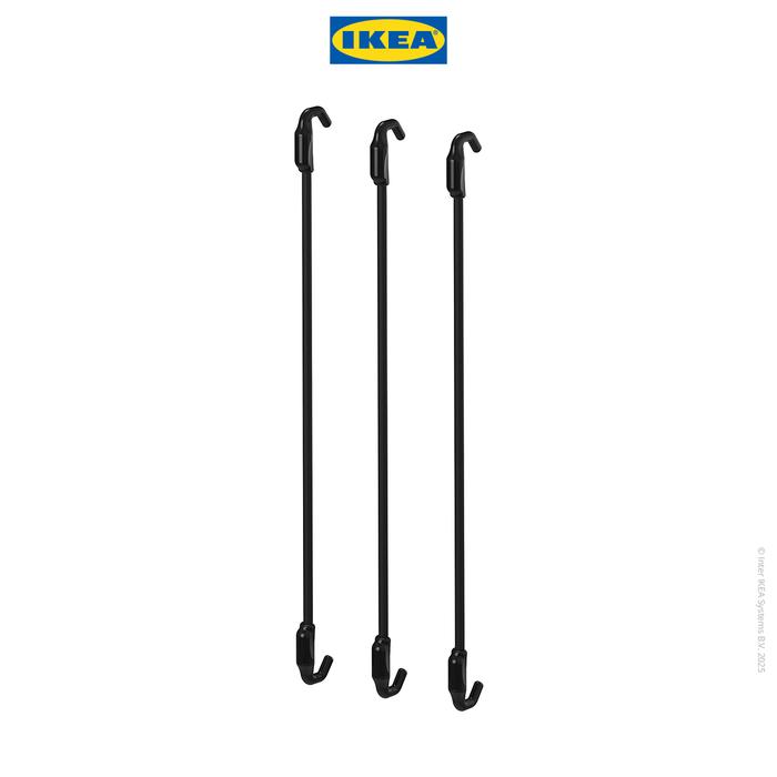 Gambar IKEA SKADIS Kabel Elastis Untuk Pegboard Serbaguna Isi 3pcs Plastik - Hitam dari IKEA Indonesia undefined Tokopedia