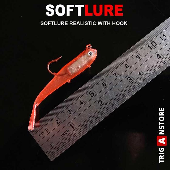 Gambar Soft Lure Umpan Pancing Realistic Shape With Hooks Umpan Mancing Lunak - Warna 2 dari TRIGAN STORE undefined Tokopedia