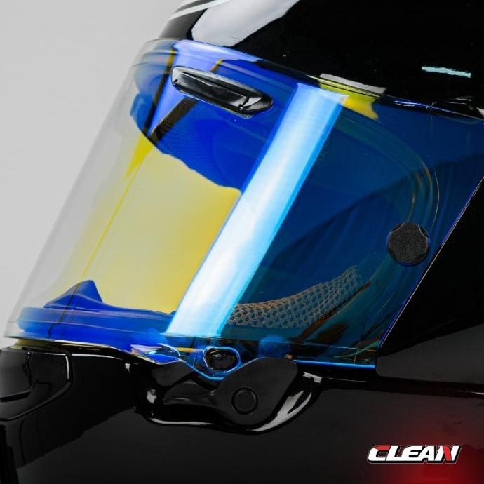 Gambar GMA Flat Visor IRIDIUM PHOTOCHROMIC Arai RX7X Astro GX VAS-V Aftermarket Terlaris - BLUE dari apobena undefined Tokopedia