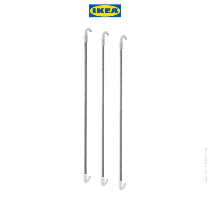 Gambar IKEA SKADIS Kabel Elastis Untuk Pegboard Serbaguna Isi 3pcs Plastik - Abu-abu dari IKEA Indonesia undefined Tokopedia