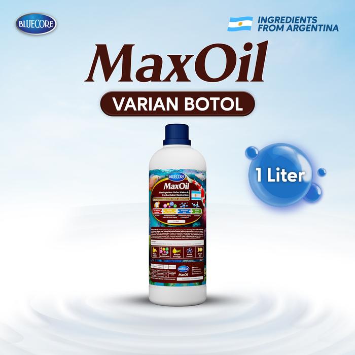 Gambar BlueCore MaxOil Vitamin ikan untuk meningkatkan nafsu makan dan pembentukan daging - 1000 ml dari BlueCore Official Shop undefined Tokopedia
