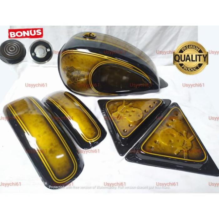 Jual Paket Hemat Body Tangki Cat Triumph Japstyle Royal Enfield