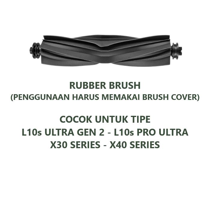Gambar Sparepart Replacement Kit Cocok untuk Dreame Robot Vacuum X30 Ultra - X40 Ultra - L10s Ultra Gen 2 - Rubber Brush dari JAMZ Tokopedia undefined Tokopedia