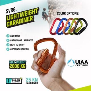 Gambar SVRG Lightweight Carabiner - Up to 2400Kg - Karabiner Climbing - Lightweight, Orange dari SVRG Store undefined Tokopedia