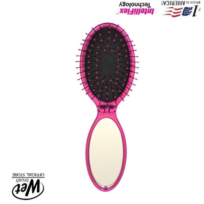 Gambar Wetbrush Pop N Go - Sisir Travelling Include Cermin - Twb Terbaru - Pink dari henwides barber undefined Tokopedia