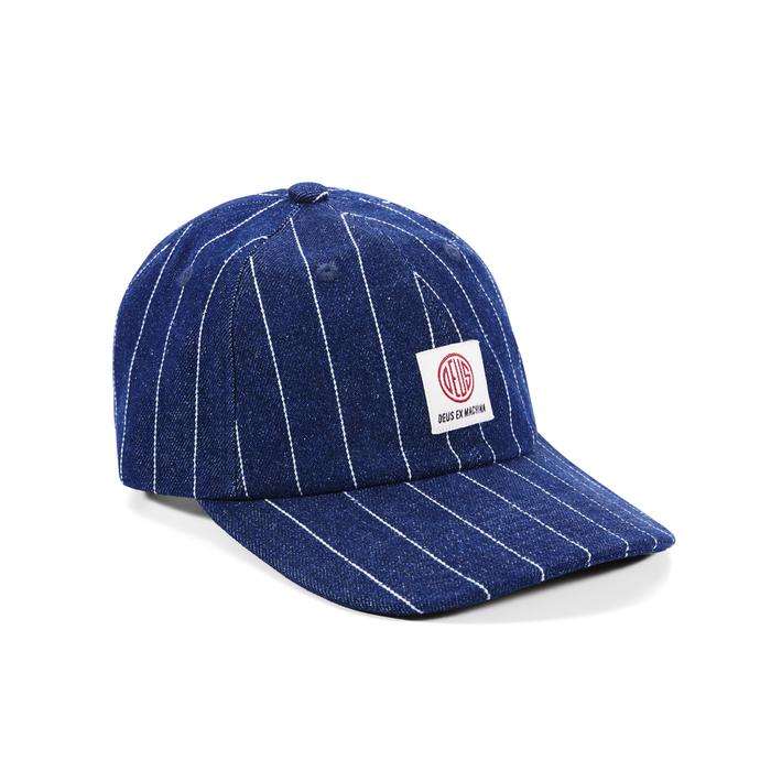 Gambar Deus Ex Machina Indonesia - Dallas Stripe Cap - INDIGO, ONE SIZE dari Deus Ex Machina Indonesia undefined Tokopedia