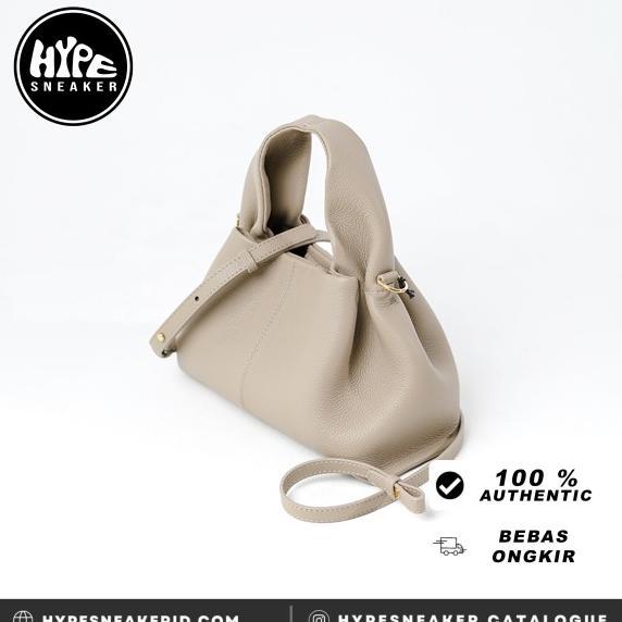 Gambar Tas POLENE NUMERO NEUF TEXTURED LEATHER TAUPE GREY SHOULDER BAG 100% ORIGINAL - S 23X12X8CM dari Belle Wears undefined Tokopedia