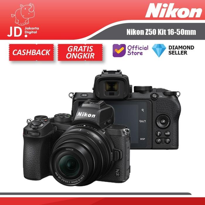 Gambar Nikon Z50 Z 50 Kit 16-50mm + 50-250mm Kamera Mirrorless - KIT 16-50MM, STANDARD dari Jakarta Digital 8 Kota Administrasi Jakarta Pusat Tokopedia