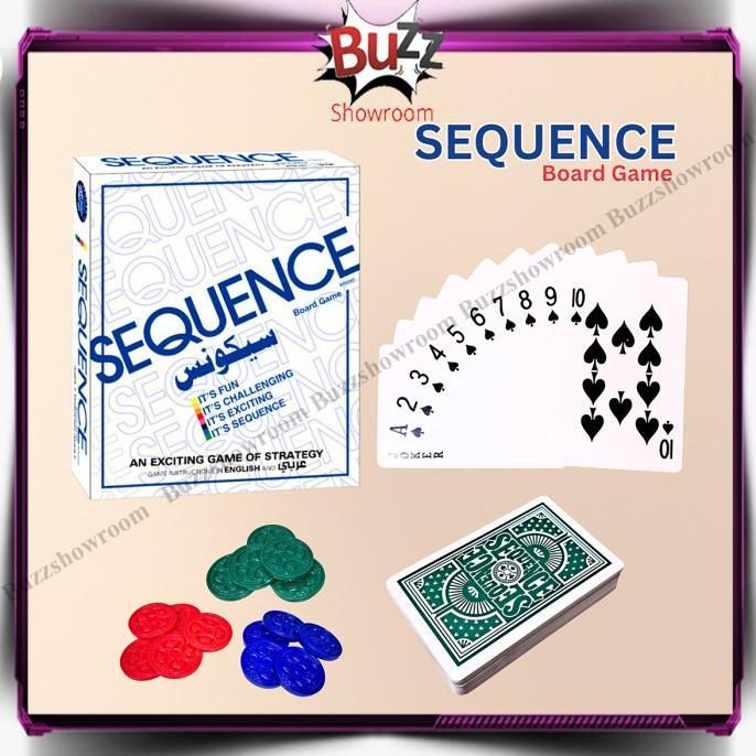 Gambar Kualitas No 1 Board Game Sequence Playing An Exciting Card Games of Strategy Packing Aman - Polos dari Sinaga Store1 undefined Tokopedia