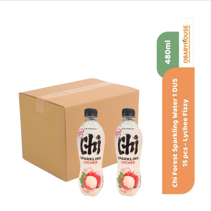 Gambar Chi Forest Sparkling Water 480 ml 1 DUS 15 Pcs - Lychee Fizzy dari obabyhouse undefined Tokopedia