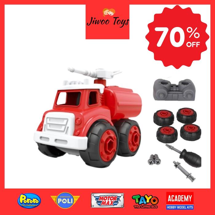 Gambar Mainan DIY Water Tower Truck Skala 1:36 MMX 77011 OHDAE (Free Wheel) dari Jiwoo Toys undefined Tokopedia