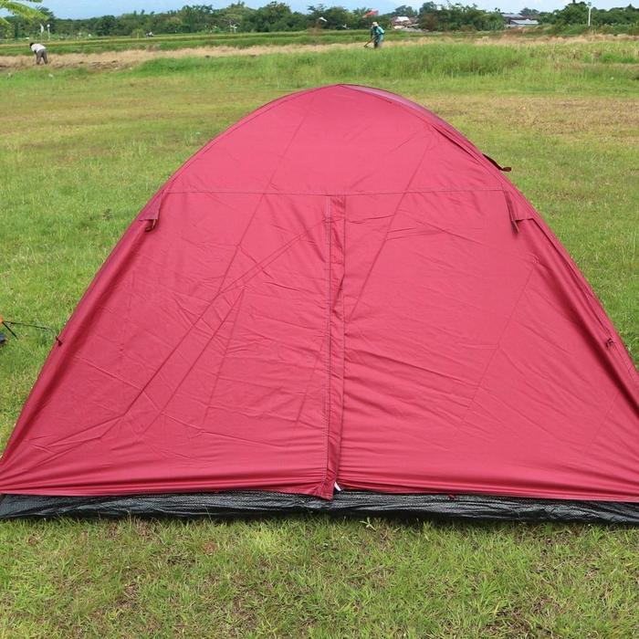 Gambar TERLARIS Rivermount Alpen 2 tenda kapasitas 2 person double layer - Merah dari WANADRI undefined Tokopedia