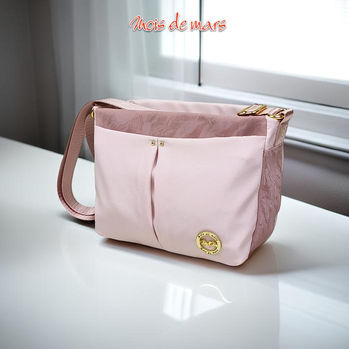 Gambar Tas Selempang - Sling Bag - MOIS DE MARS - UniG Series - Kasumi - Combi Pink dari Mois De Mars Bags undefined Tokopedia