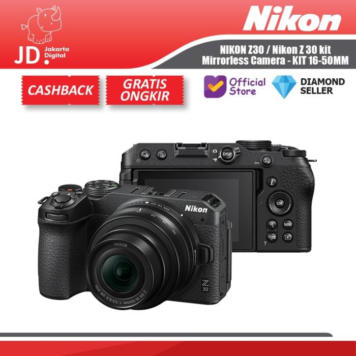 Gambar NIKON Z30 / Nikon Z 30 kit Mirrorless Camera - KIT 16-50MM, STANDARD dari Jakarta Digital 8 undefined Tokopedia