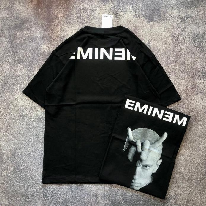Gambar Baju Kaos Band EMINEM - T Shirt Band Eminem Oversize - Eminem -BK, M dari Eterna Craft undefined Tokopedia